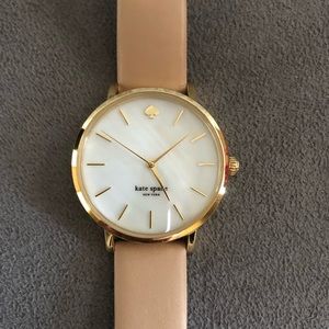Kate Spade Nude Leather Band Watch